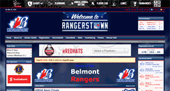 Desktop Screenshot of belmontminorhockey.ca